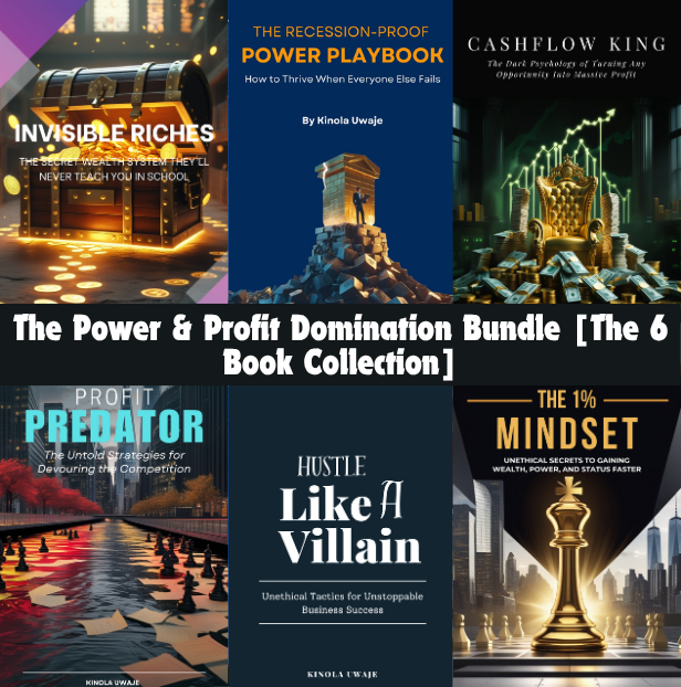 6 Book Power & Profit Domination Bundle Collection
