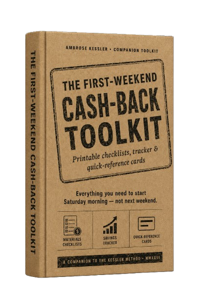 The First-Weekend Cash-Back Toolkit