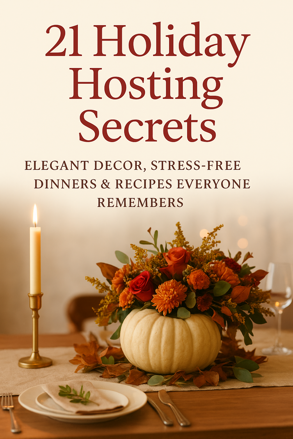 Holiday Recipes & Hosting Guide: Elegant, Stress-Free Meals for Unforgettable Gatherings