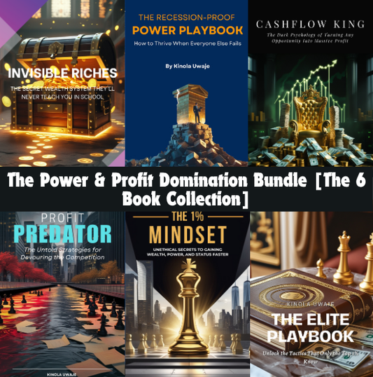 6 Book Power & Profit Domination Bundle Collection