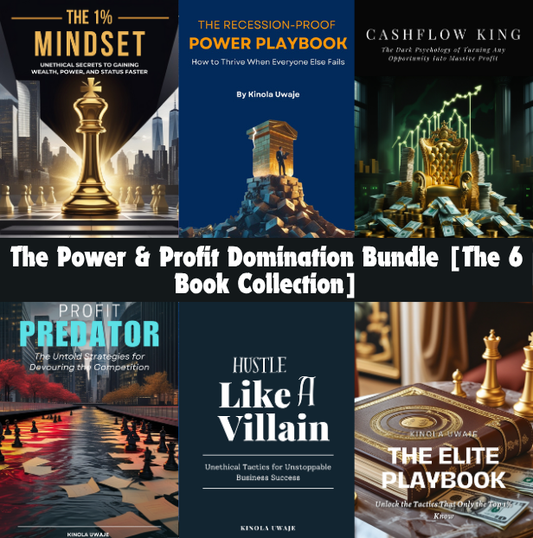 6 Book Power & Profit Domination Bundle Collection