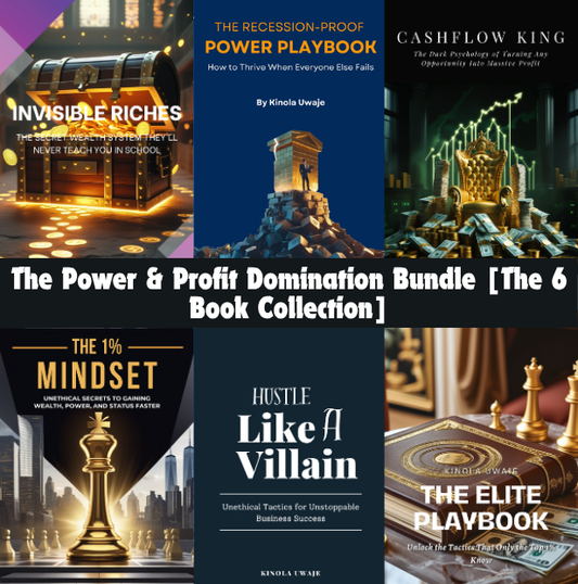 6 Book Power & Profit Domination Bundle Collection