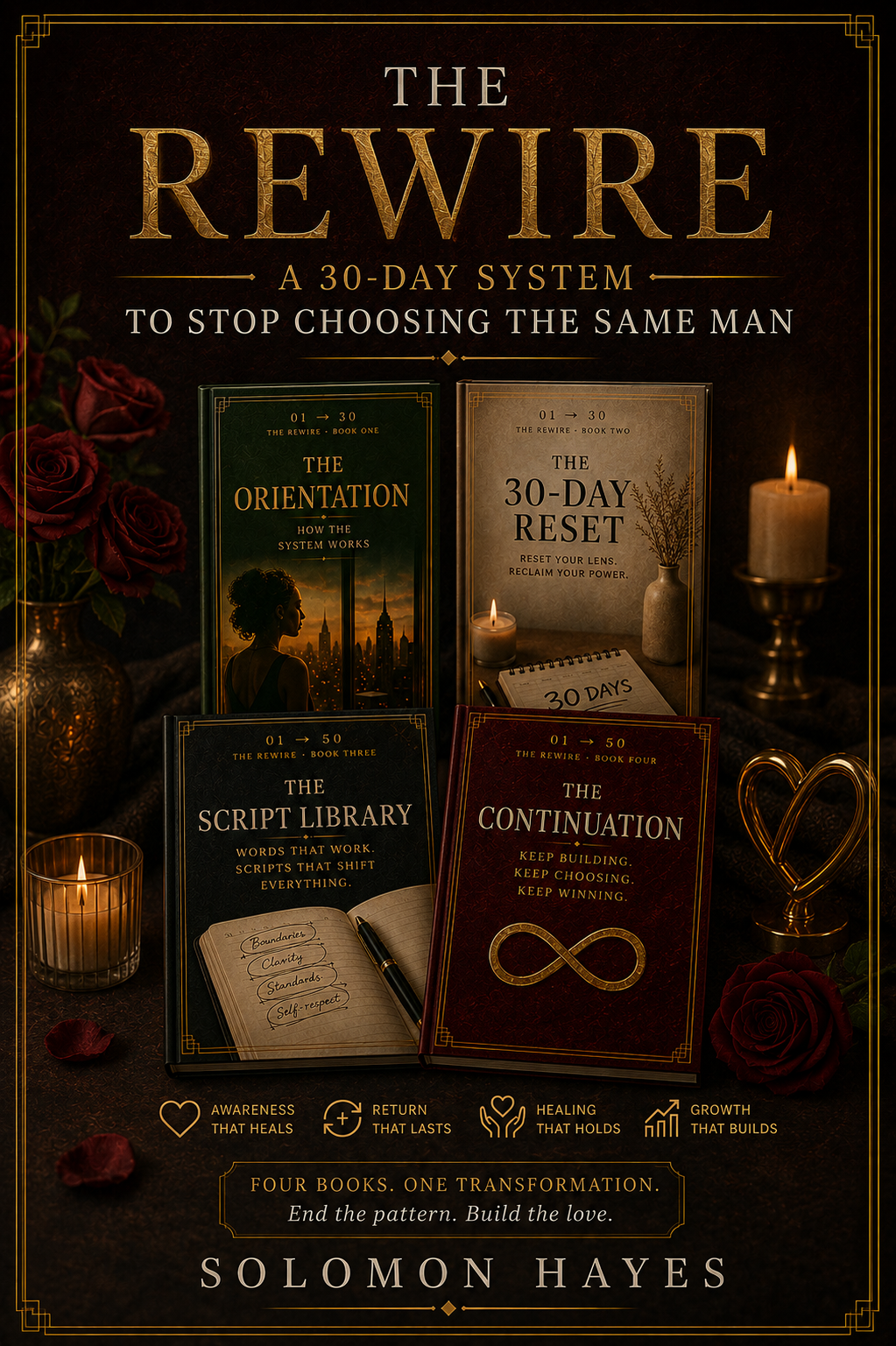 The Rewire — A 30-Day System to Stop Choosing the Same Man
