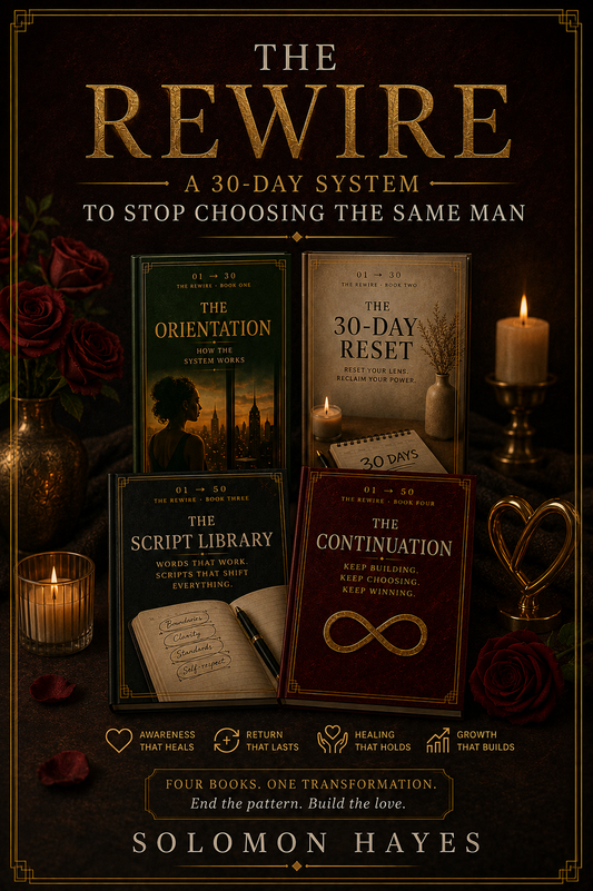 The Rewire — A 30-Day System to Stop Choosing the Same Man