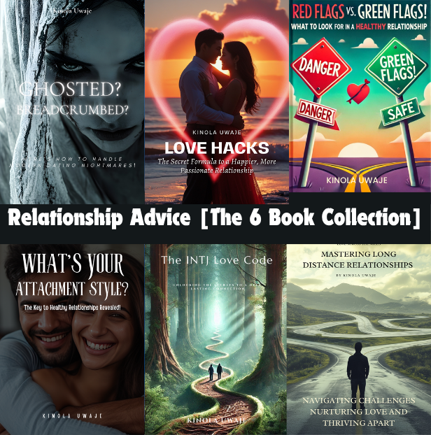 Colección de 6 libros con consejos sobre relaciones