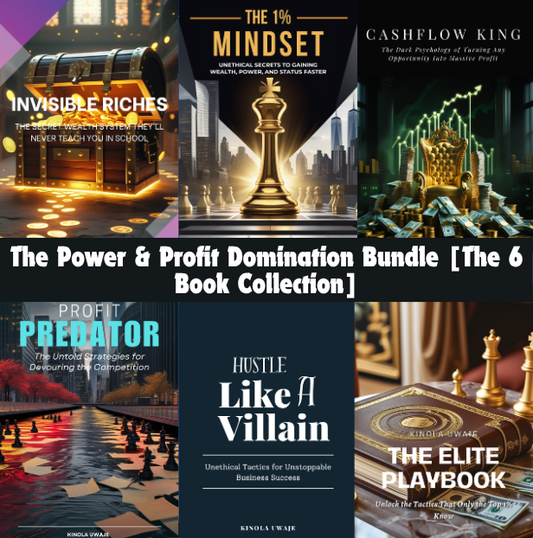 6 Book Power & Profit Domination Bundle Collection